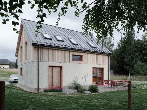 Foto travnaté parcely