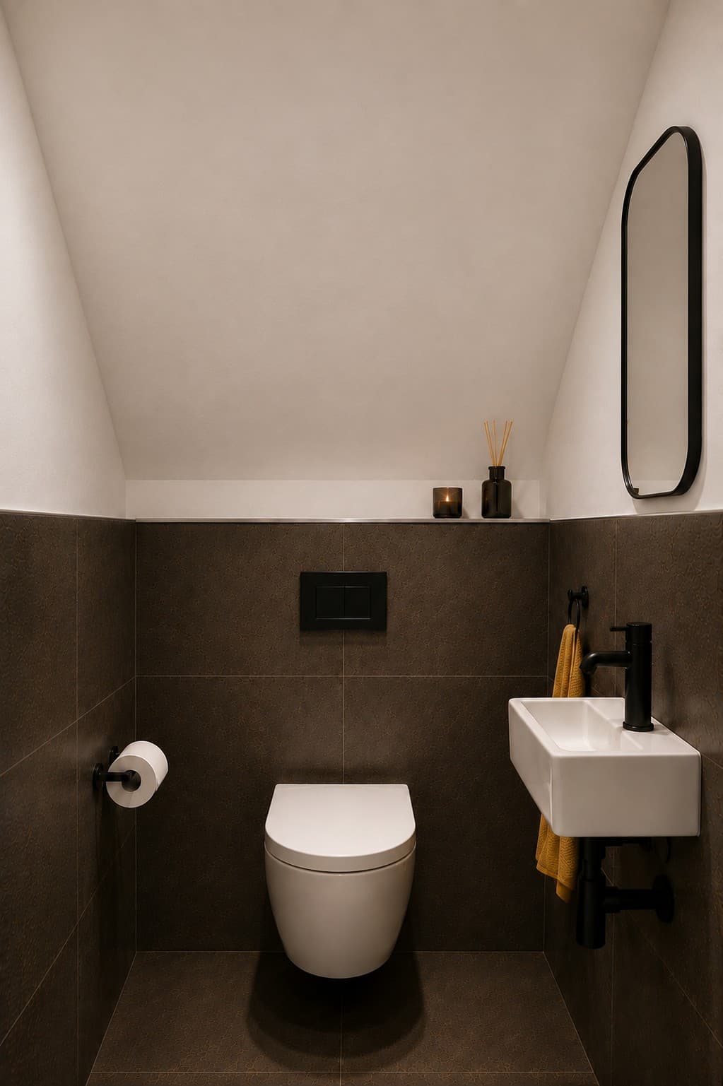 WC — vizualizace interiéru